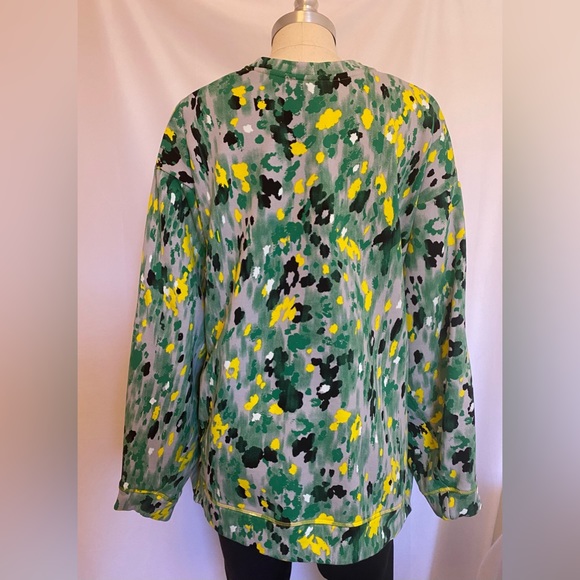 ADIDAS BY STELLA MCCARTNEY 100% Organic Cotton Sweatshirt Floral SIZE:  3X - Picture 6 of 10